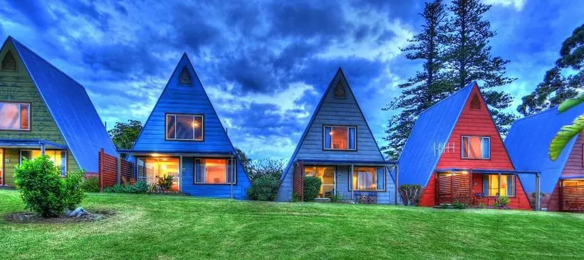 Aframe Chalets @ Mokutu