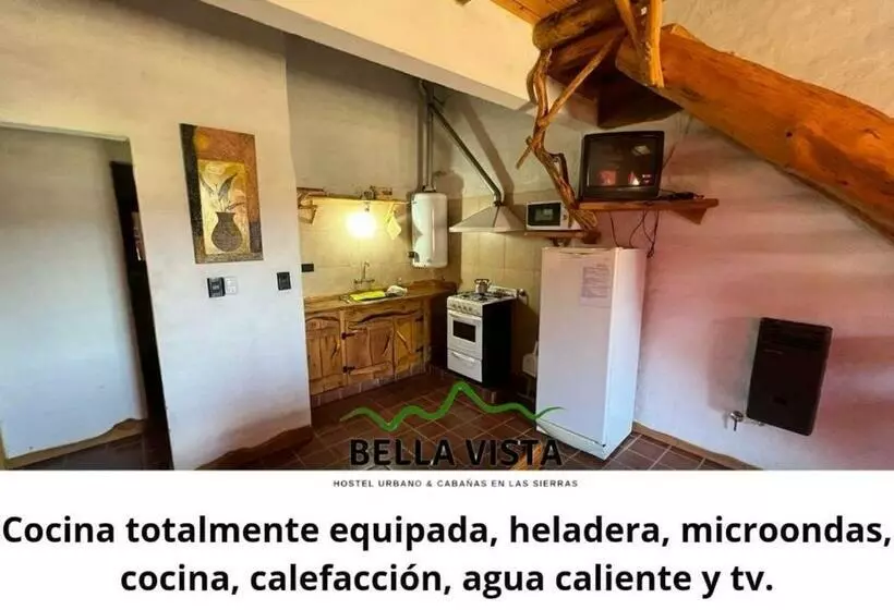 تختخواب و صبحانه Bella Vista Hostel En El Centro & Cabañas En La Montaña