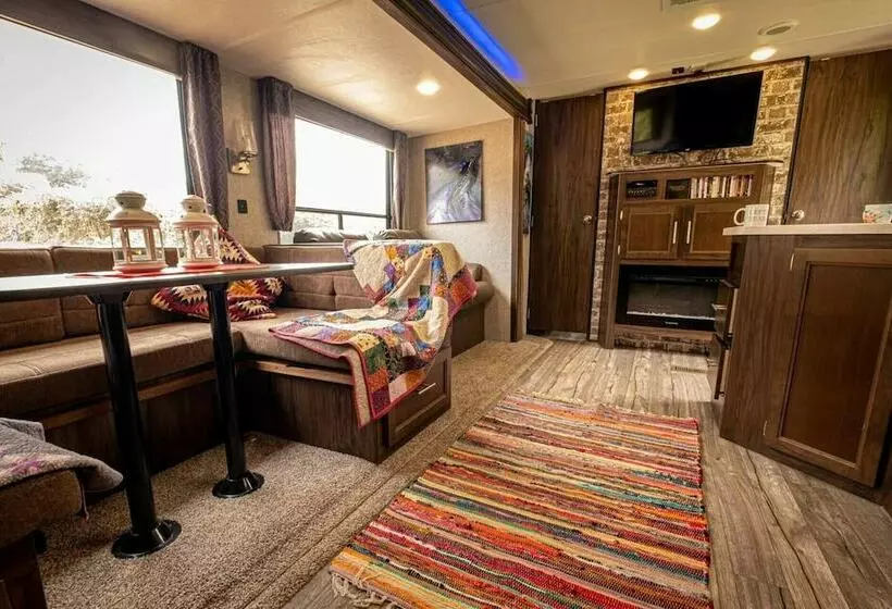 American Luxury Caravan  Secure Parking Llandeilo