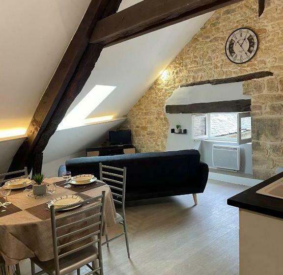 Appartement Authentique Meublé Sarlat Coeur Ville