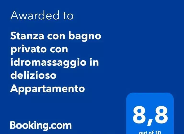 تختخواب و صبحانه Stanza E Bagno Privato, Idromassaggio Con Extra Fee, In Appartamento