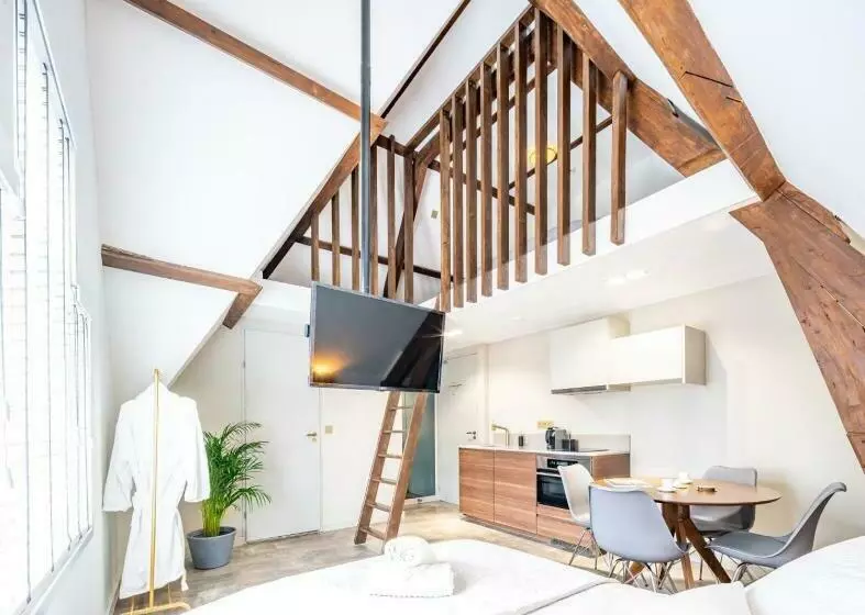 Aamiaismajoitus (B&B) New Family Penthouse 7min From Rotterdam Central Station Top Floor App4