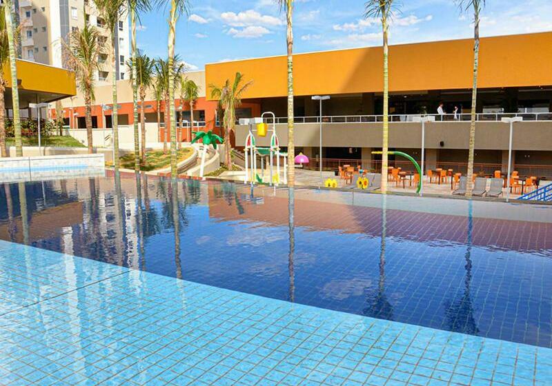 ホテル Solar Das águas Park Resort Próximo Ao Thermas Dos Laranjais