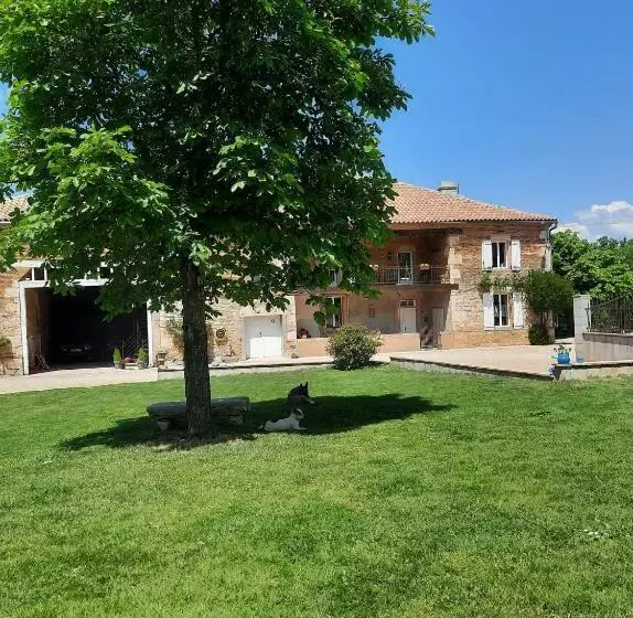 تختخواب و صبحانه L Orée Des Bois Chambre Châtaigner