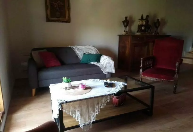 تختخواب و صبحانه L Orée Des Bois Chambre Châtaigner