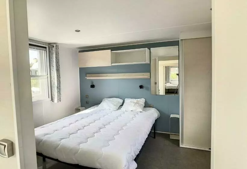 Mobil Home Pmr Tout Confort, 200m Plage, Piscine, 4 Pers, 2 Chambres, Parking, Wifi, Ménage Inclus