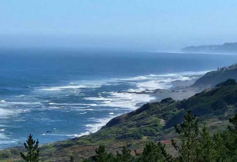 Tinyhouse Boyeruca Lodge. Maravillosas Vistas De Bosque, Mar Y Cielo