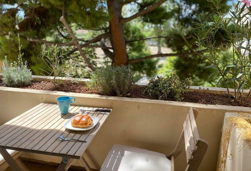 Appart Cosy Au Calme   Parking Privé Balcon Clim