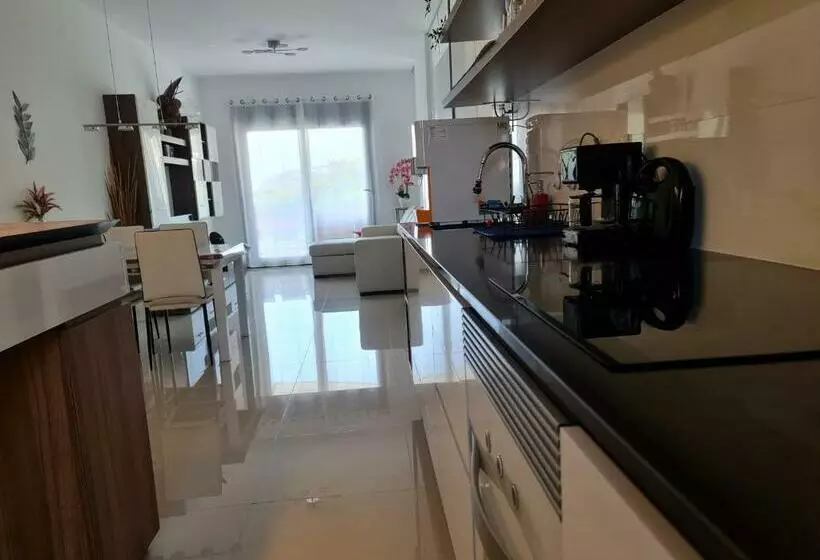 Beachfront White Luxurious Apartment