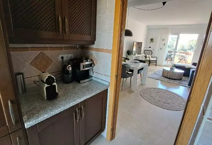 110   Superb Andalusian Style 2 Bed Golf Apartment Overlooking Miraflores Golf