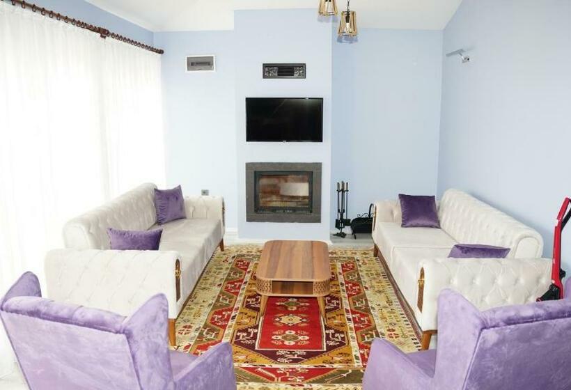 Yelken Teras   Deniz Manzaralı şömineli, Full Daire