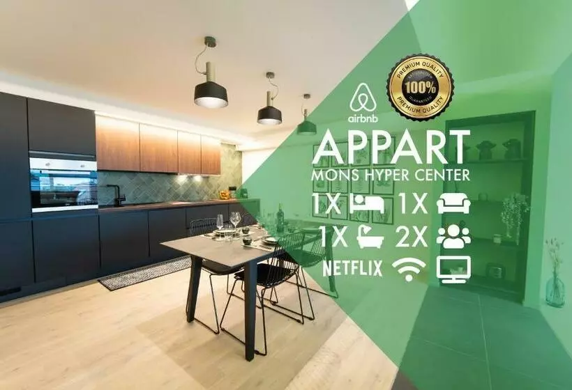 Green Appart A&b Best Quality Mons City Center