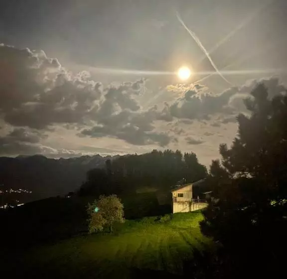 Aparthotel Almgasthaus Gemsli A Bisal österreich überm Schweizer Rheintal