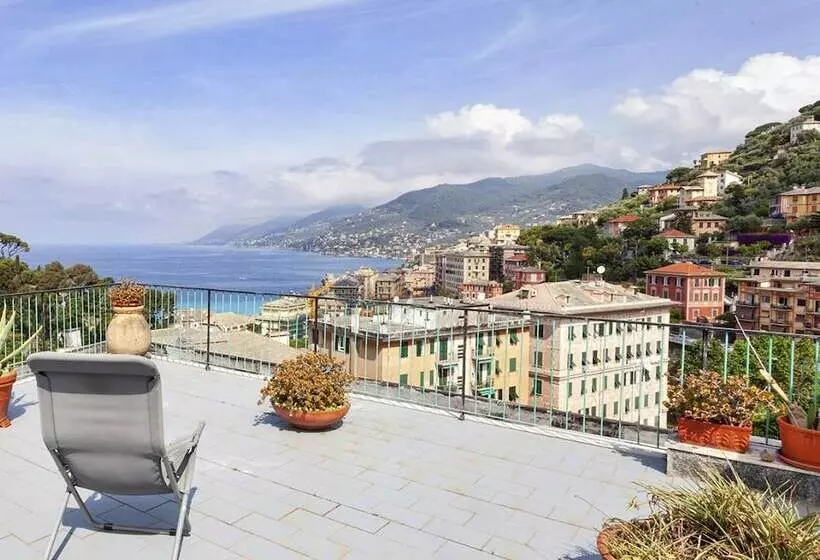 Stunning Sea View Apartment With Terrace In Camogli By Wonderful Italy