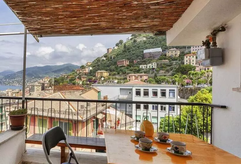 Stunning Sea View Apartment With Terrace In Camogli By Wonderful Italy