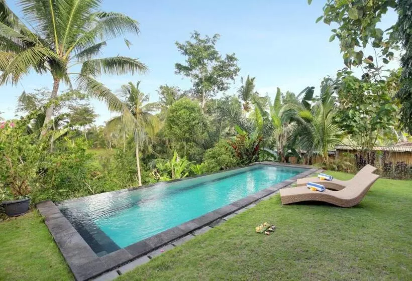 Villa With Amazing Rice Field View Between Canggu And Ubud