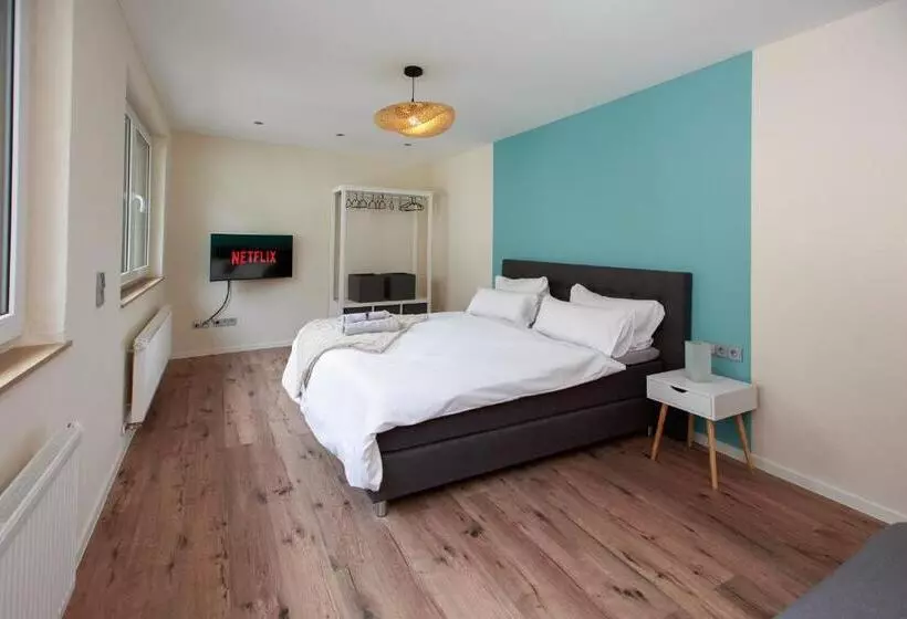 Winterangebot Mosellolodge, Luxus Ferienhaus, Dachterrasse, Netflix, Waschmaschine