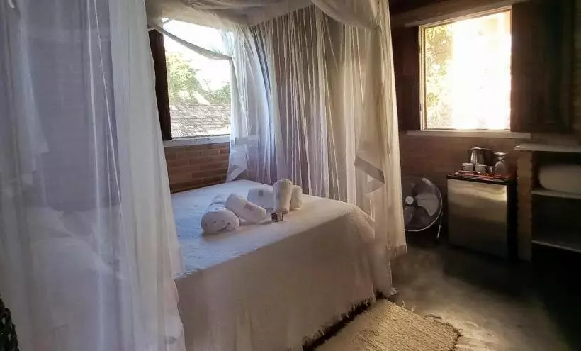 ベッドアンドブレックファースト Pousada Bem Viver Na Vila De Itaúnas