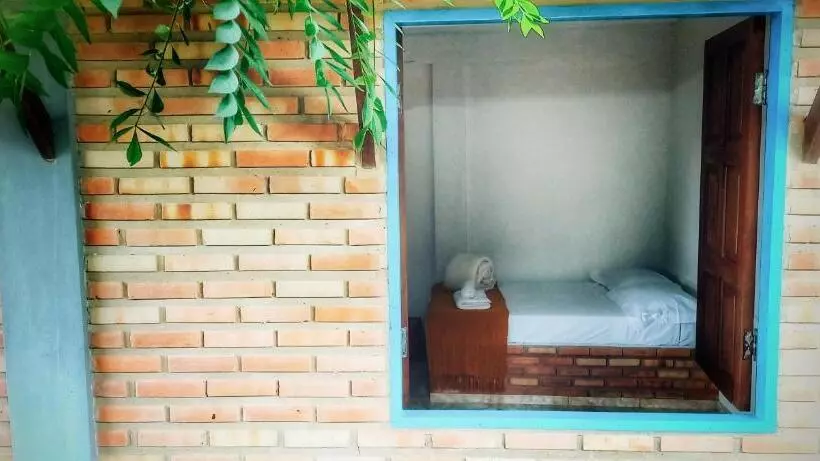 ベッドアンドブレックファースト Pousada Bem Viver Na Vila De Itaúnas