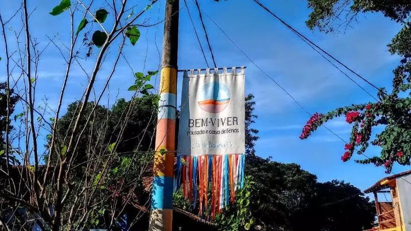 ベッドアンドブレックファースト Pousada Bem Viver Na Vila De Itaúnas