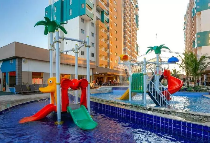 リゾートホテル Flat Em Olímpia Em Frente Ao Park