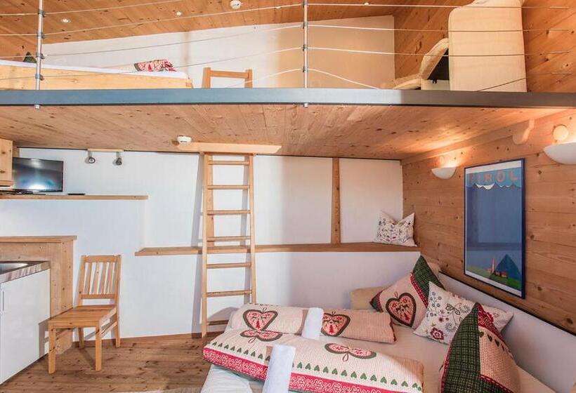 هاستل Hocheckhuette On Top Of The Kitzbuehel Hahnenkamm Mountain