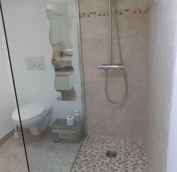 ベッドアンドブレックファースト Centre Ville, Chambre Indépendante 20m2 Et Sa Salle De Bain Privée