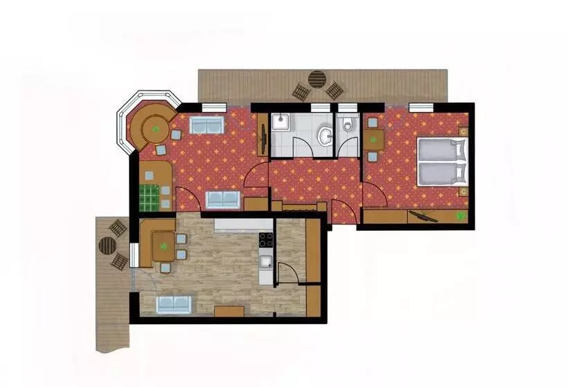 فندق Appartementhaus Zum Holzknecht Am See