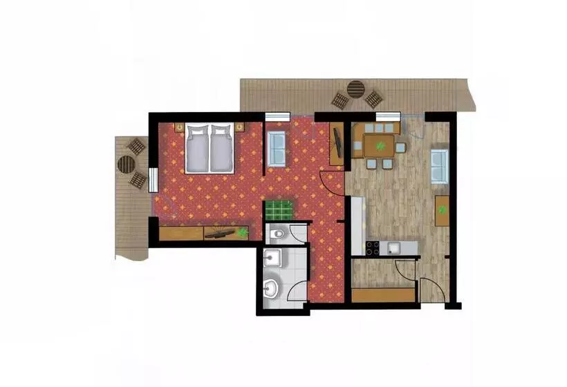 فندق Appartementhaus Zum Holzknecht Am See