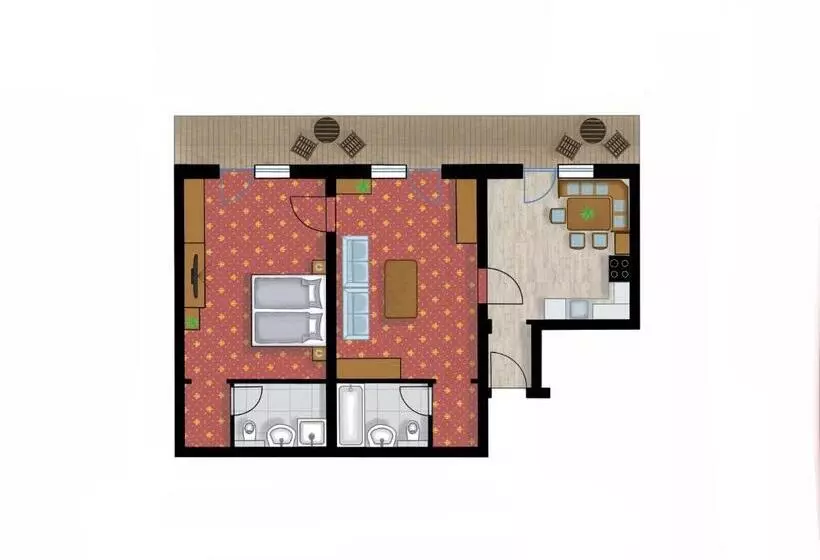 فندق Appartementhaus Zum Holzknecht Am See