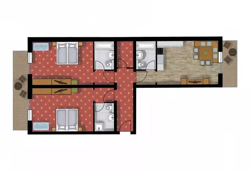 فندق Appartementhaus Zum Holzknecht Am See