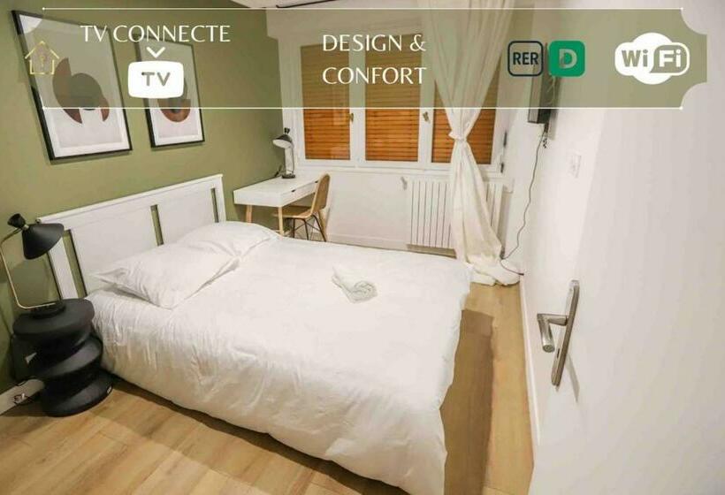 Appart Hôtel Le Bright Evry  4 Chambres Design