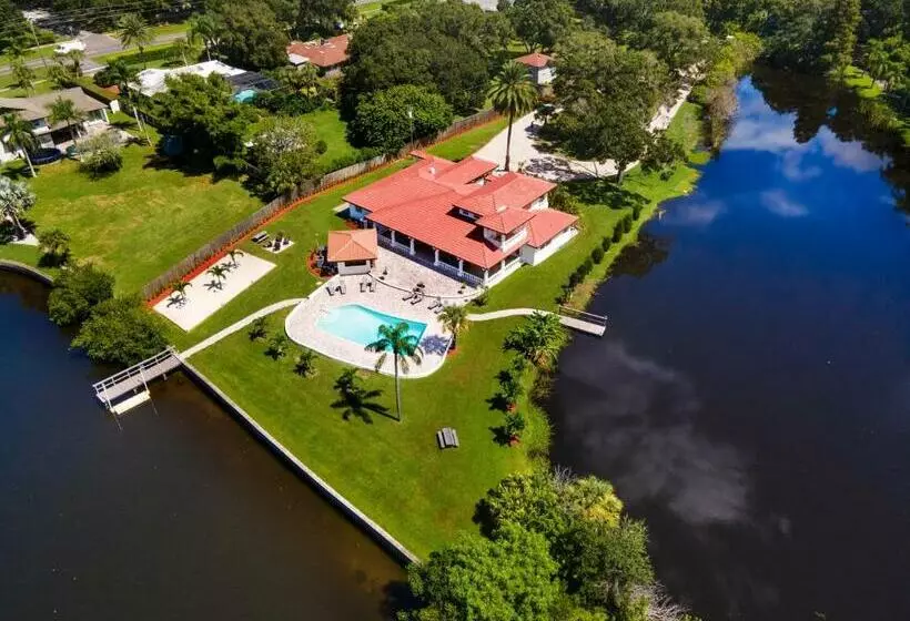 #6 Waterfront Tropical Oasis With Its Own Private Beach