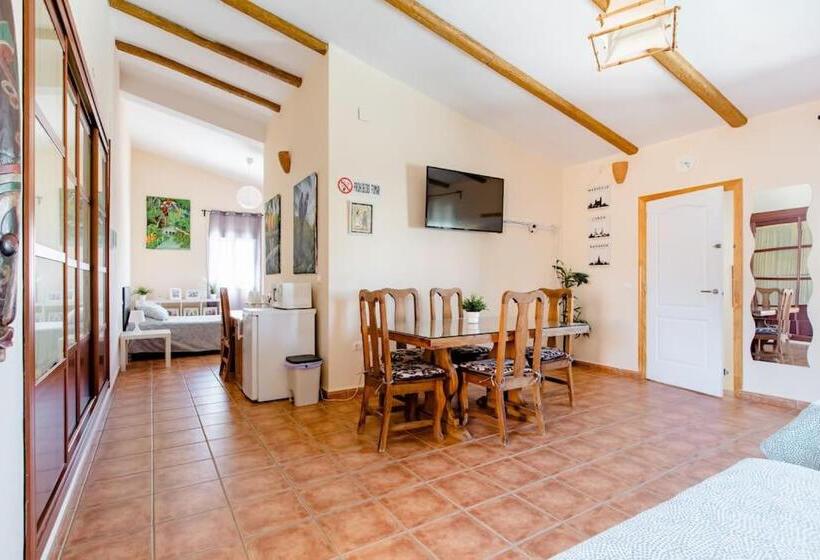 ペンション Apartamento Privado Con Piscina Y Jardin Compartidos