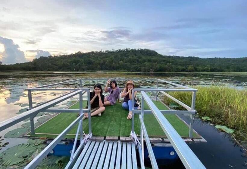 리조트 บ้านภูเคียงน้ำรีสอร์ท ที่พักใกล้วัดเรืองแสง