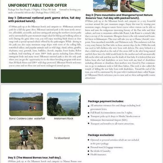 Mkomazi Hotels And Camps