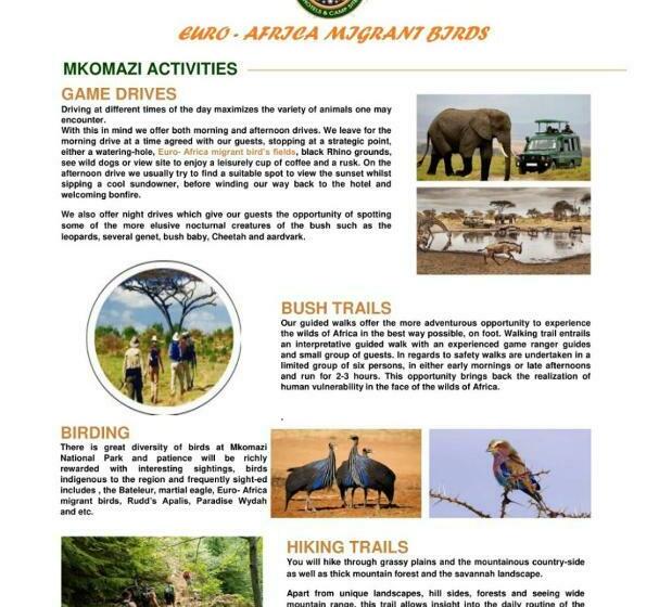 Mkomazi Hotels And Camps