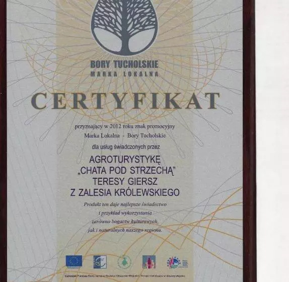 ホテル Chata Pod Strzechą  Bory Tucholskie