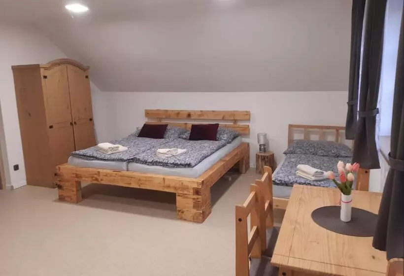 ベッドアンドブレックファースト Apartmány Na Sklípku