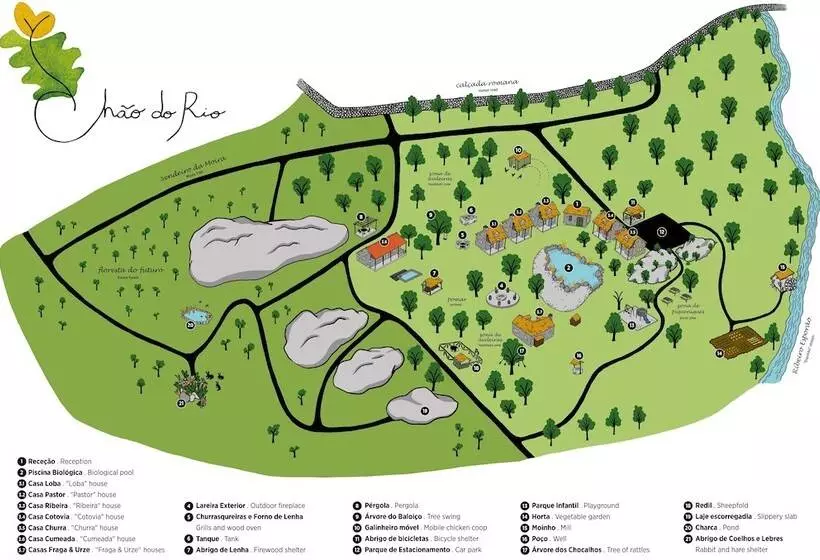 Aamiaismajoitus (B&B) Chao Do Rio  Turismo De Aldeia