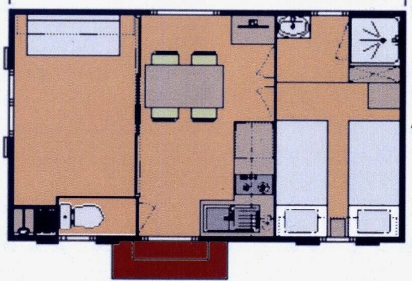 호텔 Camping De L Abbatiale