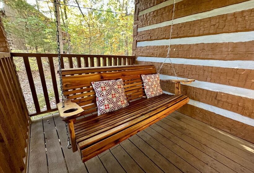 New Song Appalachian Chink Style Cabin Features Foosball And Air Hockey Table By Redawning