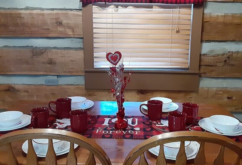 New Song Appalachian Chink Style Cabin Features Foosball And Air Hockey Table By Redawning