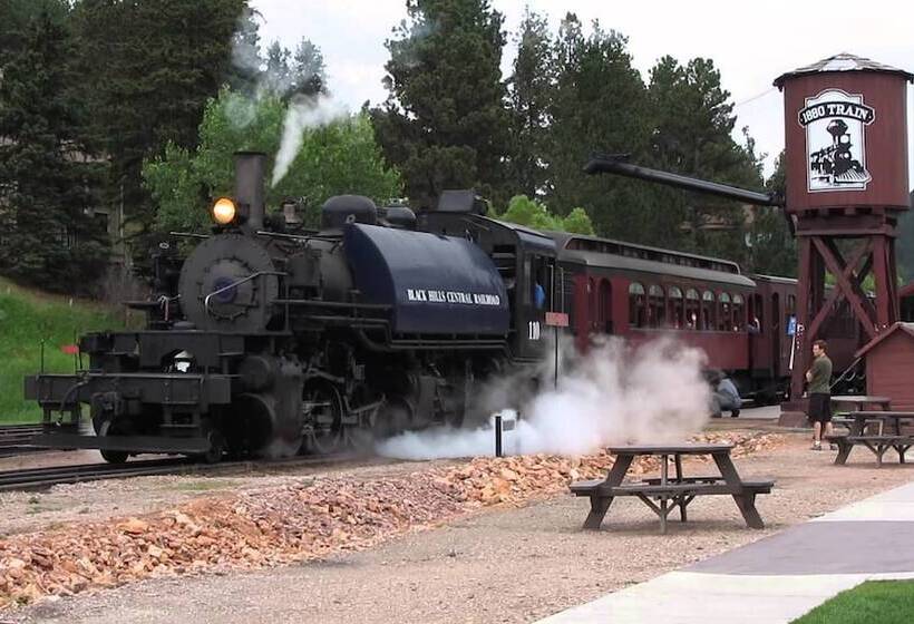 モーテル Rockerville Lodge & Cabins