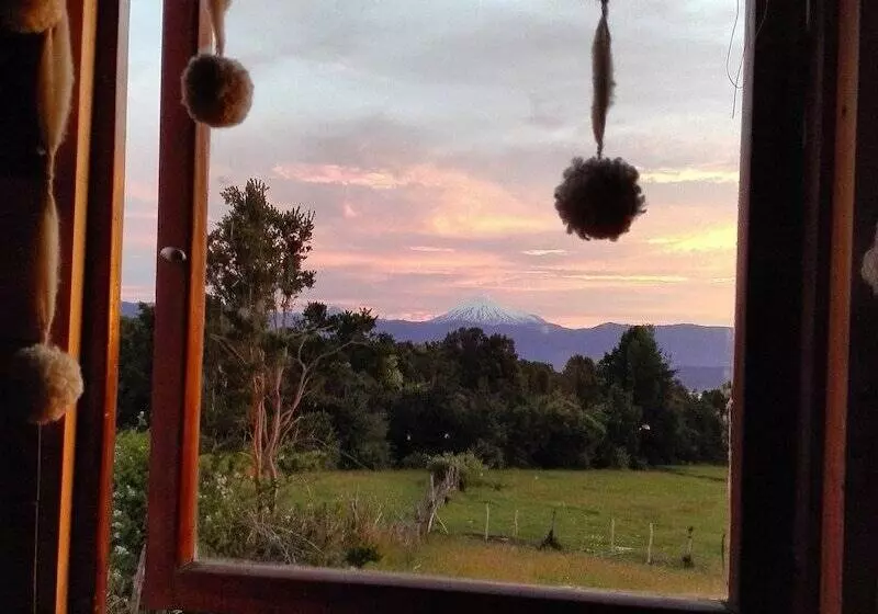 Yurt In Puyehue With Volcano Views