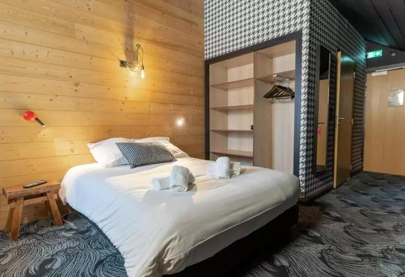 هتل Hôtel Le Cristal Lodge   Terresens