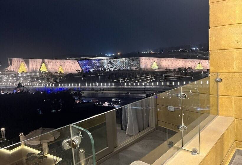 تختخواب و صبحانه Asia Grand Museum & Pyramids View