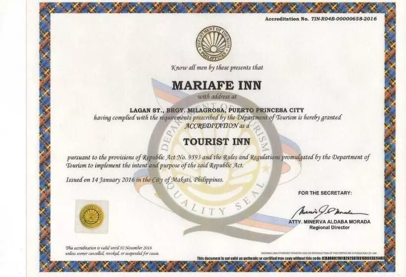 Bed and Breakfast Mariafe Inn