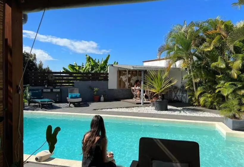 پانسیون Villa Ti Moon, Entre Deux, Piscine