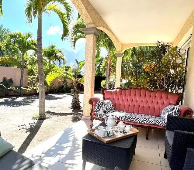 پانسیون Villa Ti Moon, Entre Deux, Piscine